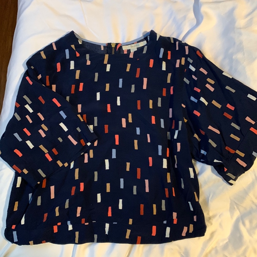 Boden confetti blouse